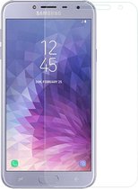 Shop4 - Samsung J4 (2018) Glazen Screenprotector -  Gehard Glas Transparant