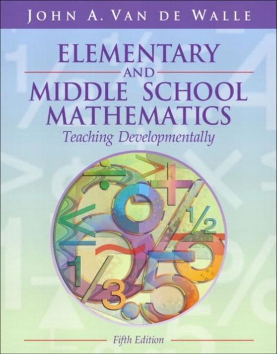 Elementary and Middle School Mathematics - cover