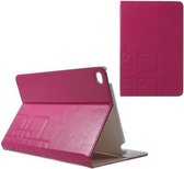 iPad mini 4 - hoes cover case - PU leder - roze