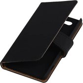 Bookstyle Wallet Case Hoesje Geschikt voor Sony Xperia Z4 Compact Zwart
