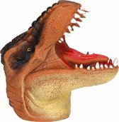 Dino World latex handpop bruin 14 cm