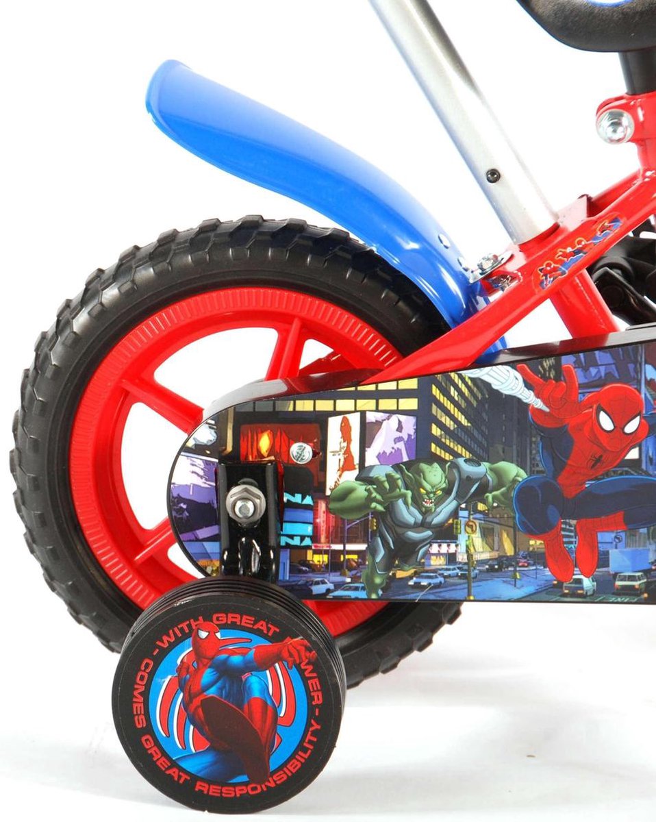 Ultimate Spider-Man - Vélo pour enfant - 10 pouces - Garçons - Rouge | bol.