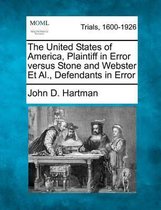The United States of America, Plaintiff in Error Versus Stone and Webster et al., Defendants in Error