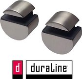 Duraline Circle mini set geborsteld nikkel