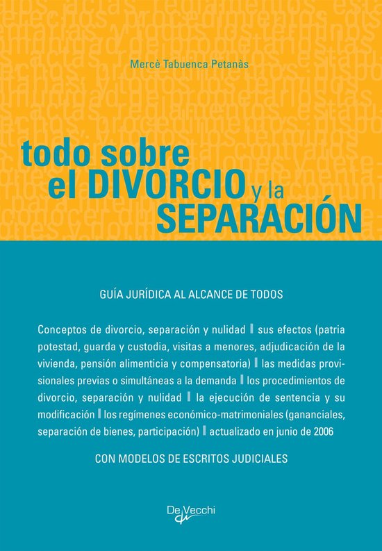 Todo sobre el divorcio y la separación - cover
