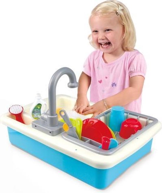 Jouets d'évier de cuisine pour enfants, lave-vaisselle électrique, jeu de  rôle avec eau courante, nourriture, pêche