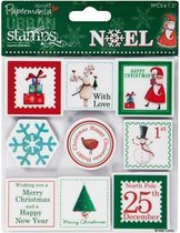 5x5 Urban Stamps - Noel (9pcs) Postage Stamps