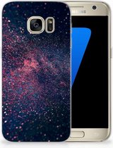 Geschikt voor Samsung Galaxy S7 Siliconen Backcase Design Stars