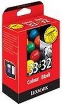 Lexmark 32 / 33 Inktcartridge - Zwart / Kleur
