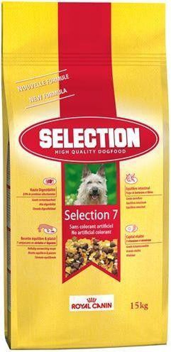 Royal Canin Selection High Quality Croc S7 Dinner - Nourriture pour chiens  - 15 kg | bol