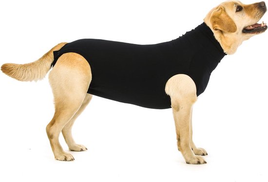 Suitical recovery suit hond zwart l 67-76 cm