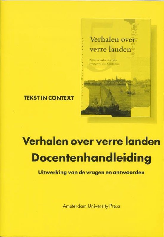 Cover van het boek 'Verhalen over verre landen / Docentenhandleiding / druk 1'