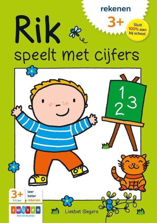 Afbeelding van het spel Zwijsen Kinderboek Rik speelt met cijfers. 3+