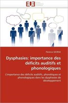 Dysphasies: importance des déficits auditifs et phonologiques