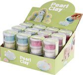 Pearl Clay®, Paars,roze,lichtblauw,lichtgroen,lichtgeel,wit, 12 Set