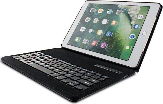 Mobilize - iPad 9.7 (2018) Toetsenbord Hoes - Premium Bluetooth Keyboard Cover Zwart - Mobilize