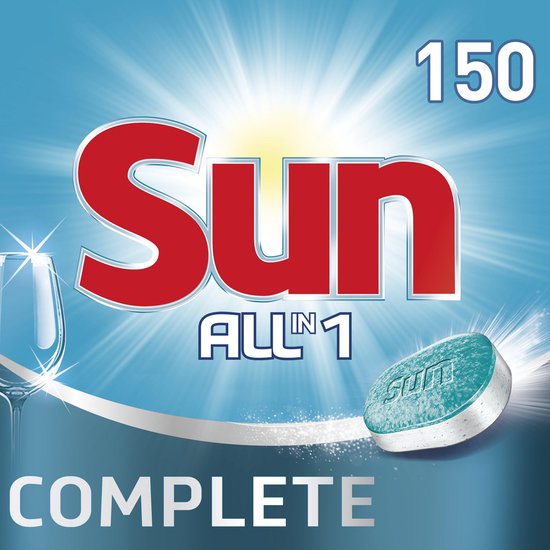 Tablettes pour lave-vaisselle Sun All in 1 Complete - 150 pcs | bol