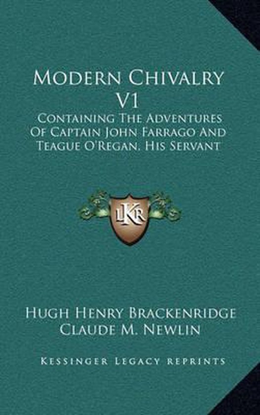 Modern Chivalry V1, Hugh Henry Brackenridge 9781163441022 Boeken