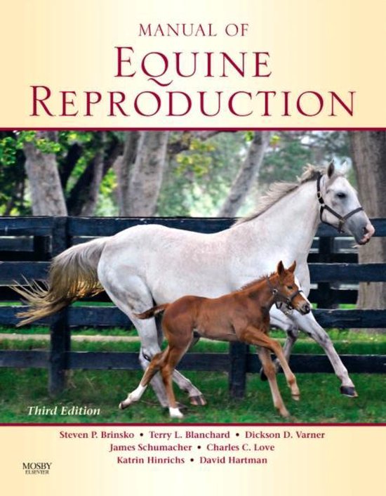 Manual Of Equine Reproduction - cover
