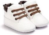 Witte leren babyschoenen 0-6 maanden