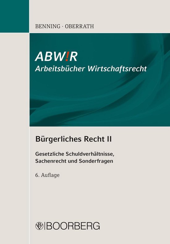 ABWiR Arbeitsbücher Wirtschaftsrecht - Bürgerliches Recht  ... - cover