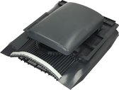 Universele lage ventilatiepan Ø 125 mm antraciet NV/rioolbeluchting Zonnepanelen