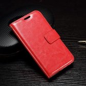 Cyclone cover wallet case hoesje LG K4 rood
