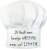 Benza Koksmuts voor volwassenen - Ik kook een beetje VREEMD maar wel LEKKER 1