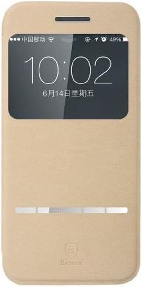 Baseus Terse Leather Case iPhone 6 / 6S - Khaki