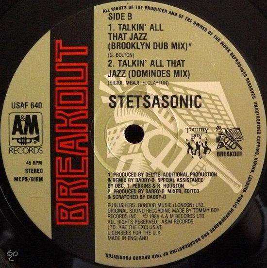 Talkin' All That, Stetsasonic CD (album) Muziek