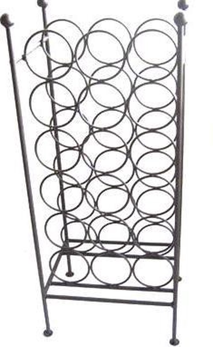 Metalen Wijnrek Fairtrade 18 flessen