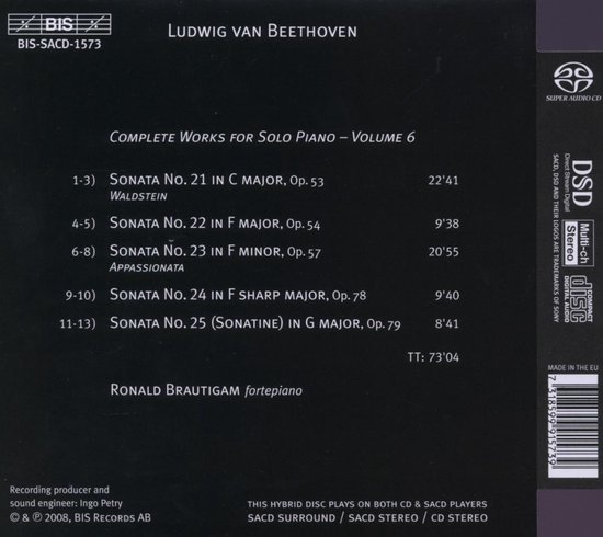 Complete Works For Solo  Piano Vol.6