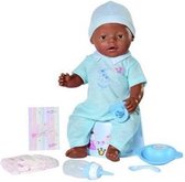 BABY born - Interactieve Pop met Donkere Huid - Baby pop | bol.com