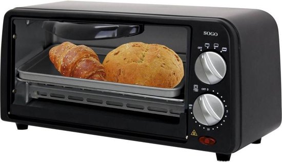 Gemaakt om te onthouden Missionaris palm Elektrische mini-oven Sogo SS-10305 650W Zwart | bol.com