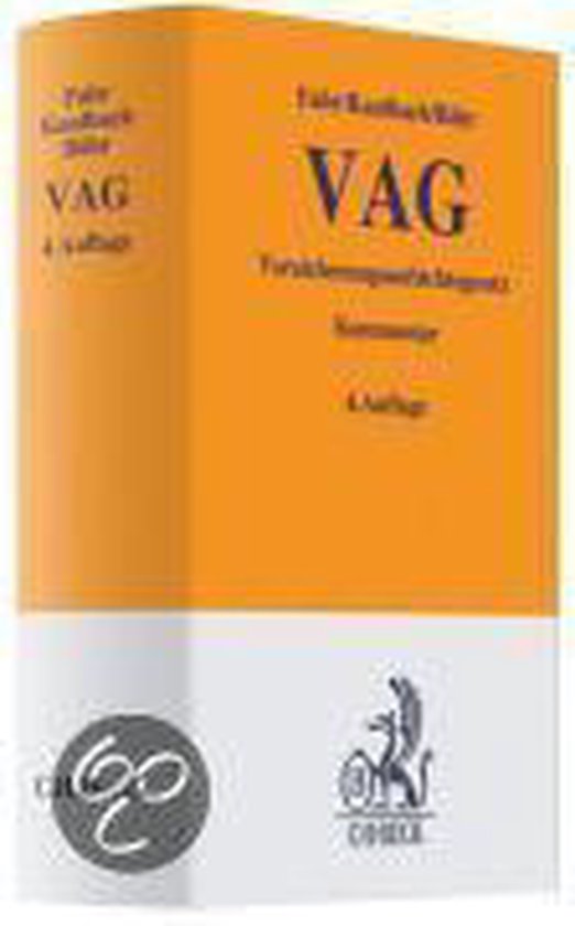 Versicherungsaufsichtsgesetz (VAG) - cover