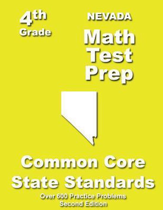 Nevada 4th Grade Math Test Prep - cover