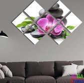 Diamond Painting "JobaStores®" Orchidee 7 luiks (FULL)