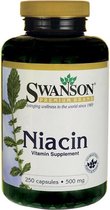 Swanson Health Niacine 500mg - 250 capsules
