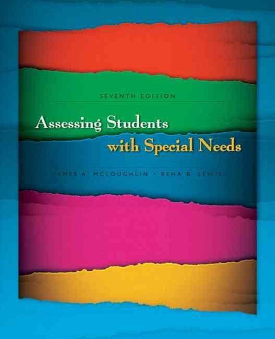 Assessing Students With Special Needs 9780131961913 James A