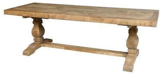 Bolano Kloostertafel oud grenen Hout | bol.com