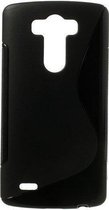 LG G3 Luxe TPU back beschermhoesje zwart
