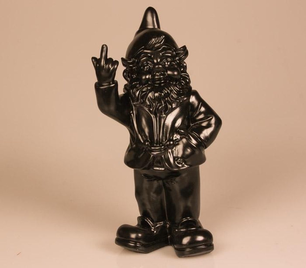 Kabouter F Ck You 20 cm zwart