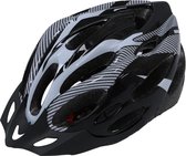 Stijlvolle Fietshelm / Mountainbike helm Allround Unisex - Zwart / Wit