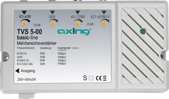 Axing TVS 5-00 TV signaal versterker