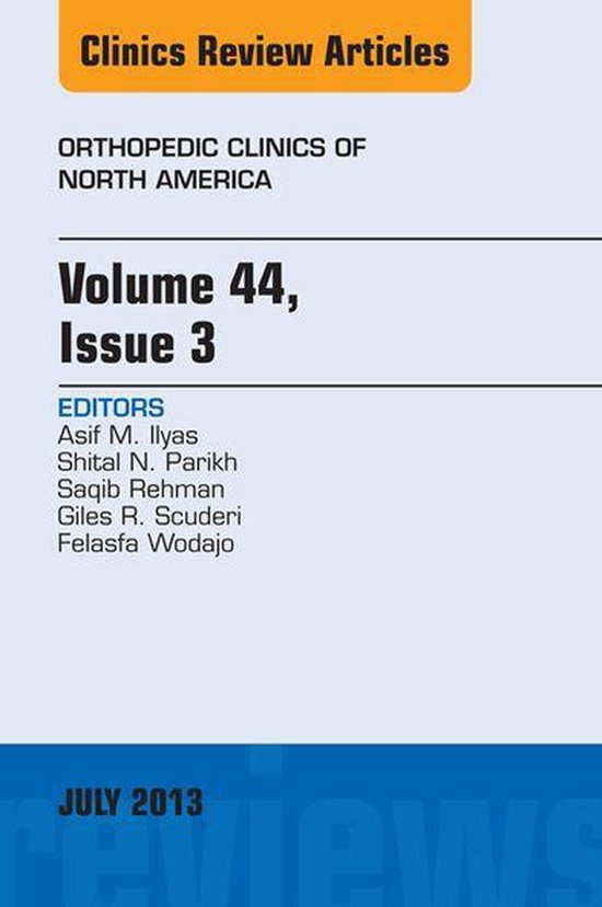 The Clinics: Orthopedics Volume 44-3 - Volume 44, Issue 3, A ... - cover