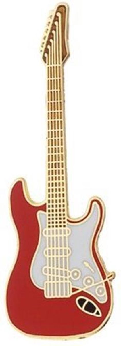Speldje Stratocaster, rood