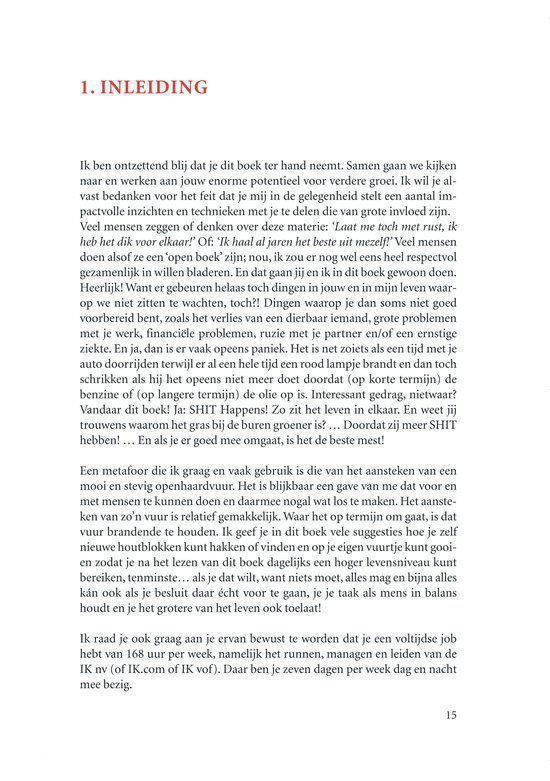 Tekst op een pagina van een boek met de titel 'Haal het beste uit jezelf'.