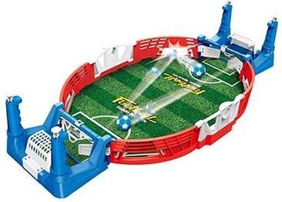Toi-toys Mini Tafelvoetbalspel Blauw/rood 38 X 18 X 3,5 Cm