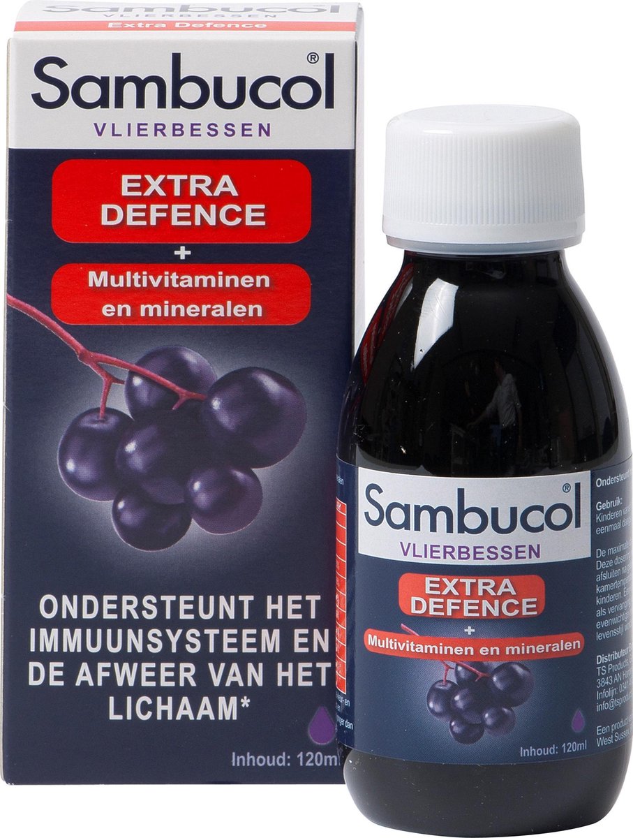 Goedkoopste Sambucol extra defence - 120 ml