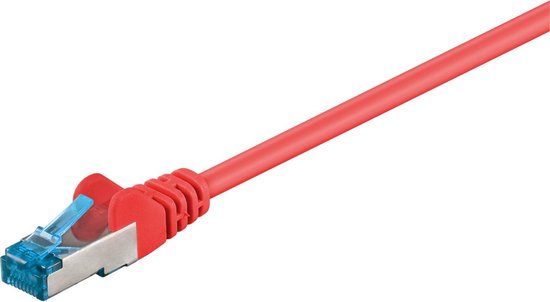 Câble réseau Goobay S / FTP rouge - CAT6a - 2 mètres